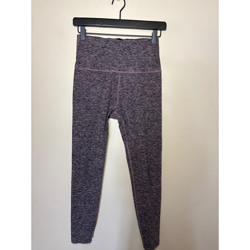 Beyond Yoga Spacedye High Waist Capri Leggings Purple Haze Heather Medium 25in